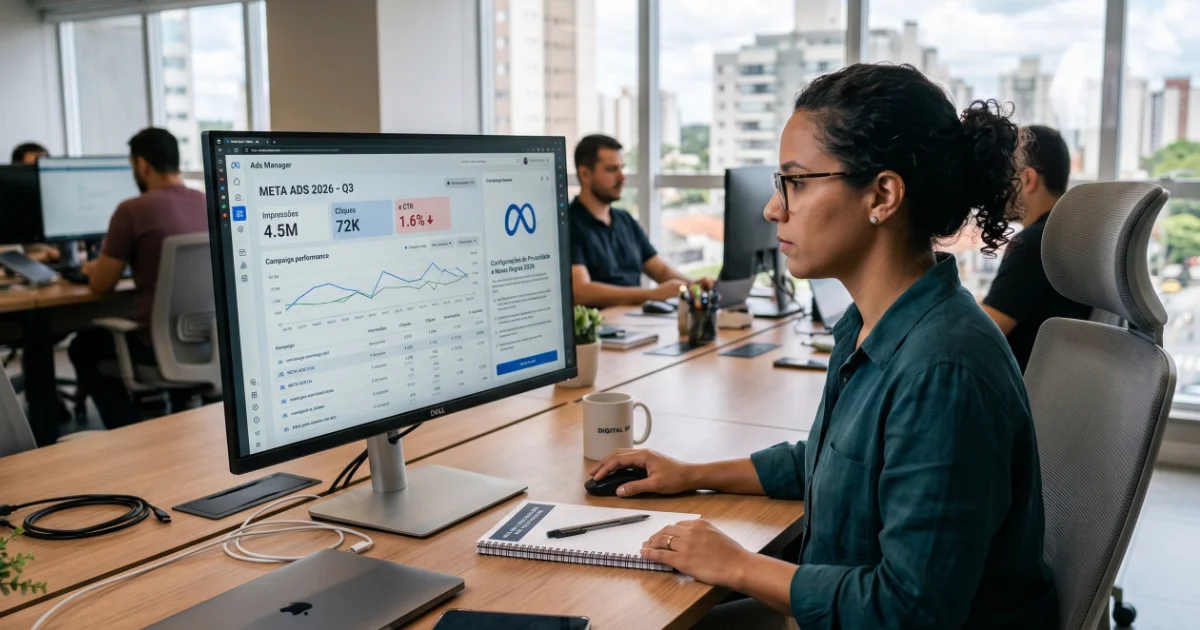Meta Ads em 2026: Como Vencer o Baixo CTR e as Novas Regras de Privacidade