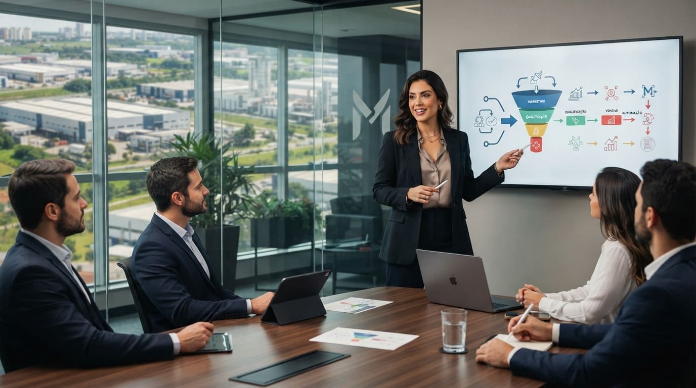 Marketing para Indústria: Como Estruturar seu Funil de Vendas Antes de Investir em Anúncios
